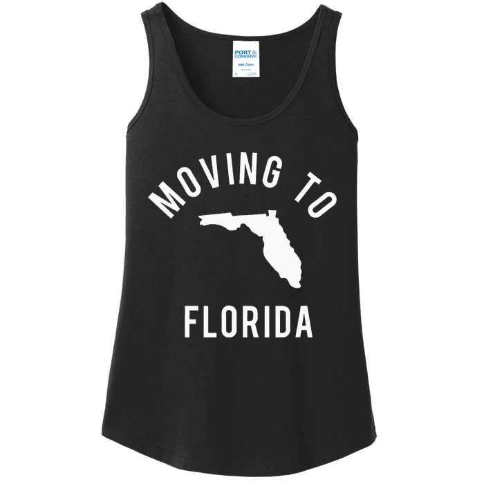 Moving To Florida and Leaving California Design With State Ladies Essential Tank