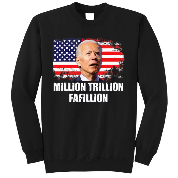 Million Trillion Fafillion Confused Biden Trump Debates 2024 Sweatshirt