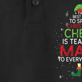 Math Teacher Funny Quote Christmas Dry Zone Grid Performance Polo