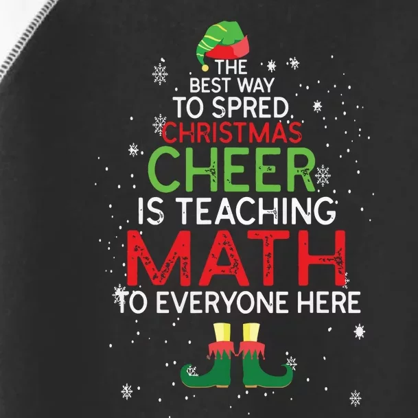 Math Teacher Funny Quote Christmas Toddler Fine Jersey T-Shirt