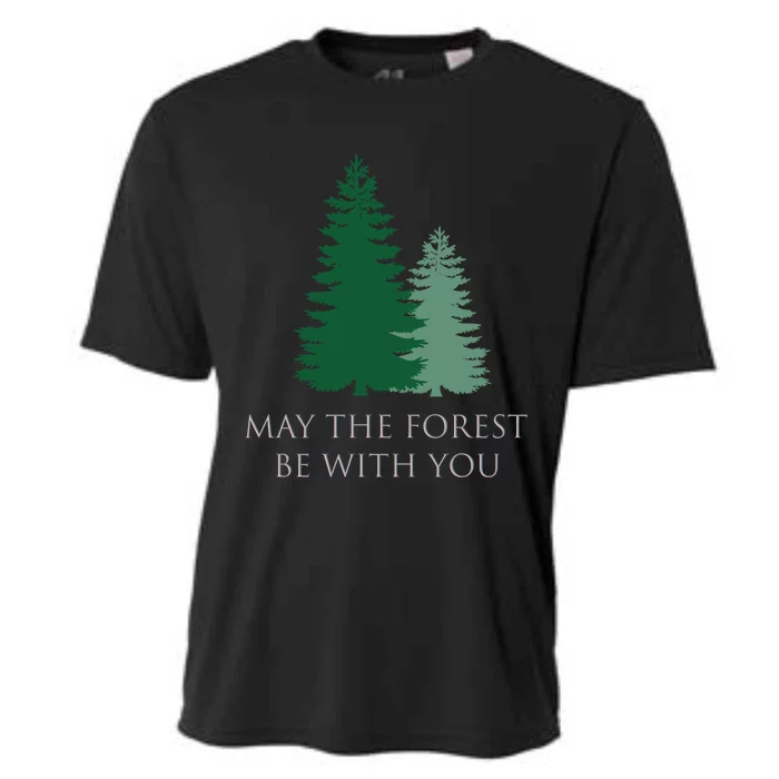 May The Forest Be With You Cool Gift Cooling Performance Crew T-Shirt