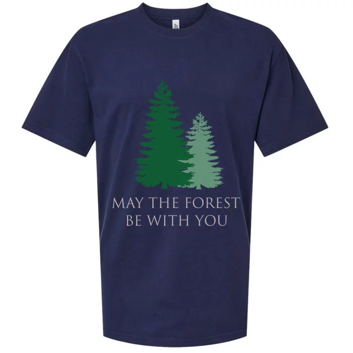 May The Forest Be With You Cool Gift Sueded Cloud Jersey T-Shirt