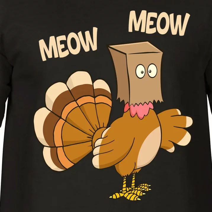 Meow Turkey Funny Thanksgiving Comfort Colors T-Shirt