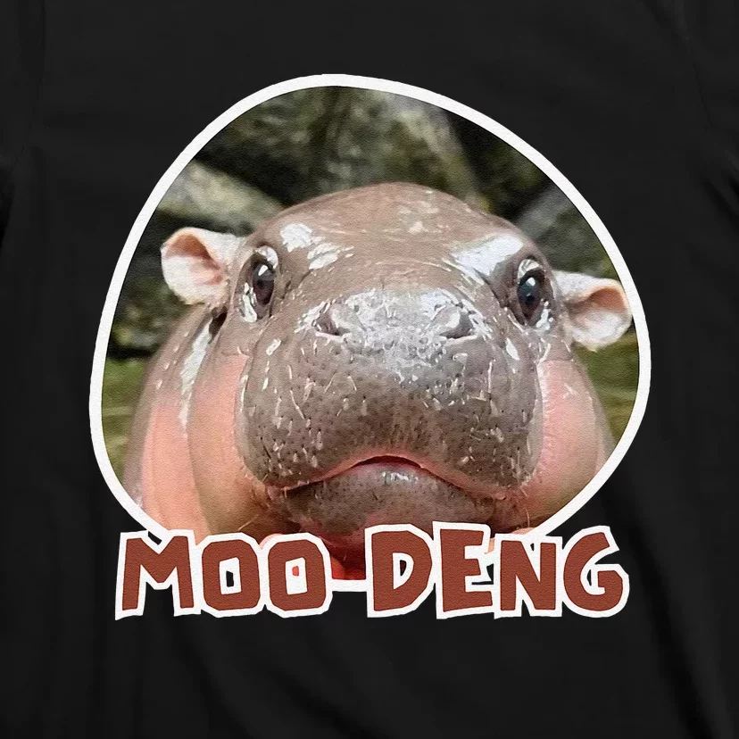 Moodeng The Famous Cute Baby Pigmy Hippo In Thailand Gift T-Shirt