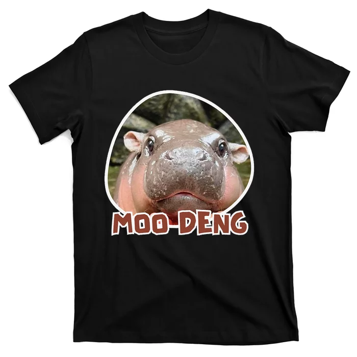 Moodeng The Famous Cute Baby Pigmy Hippo In Thailand Gift T-Shirt