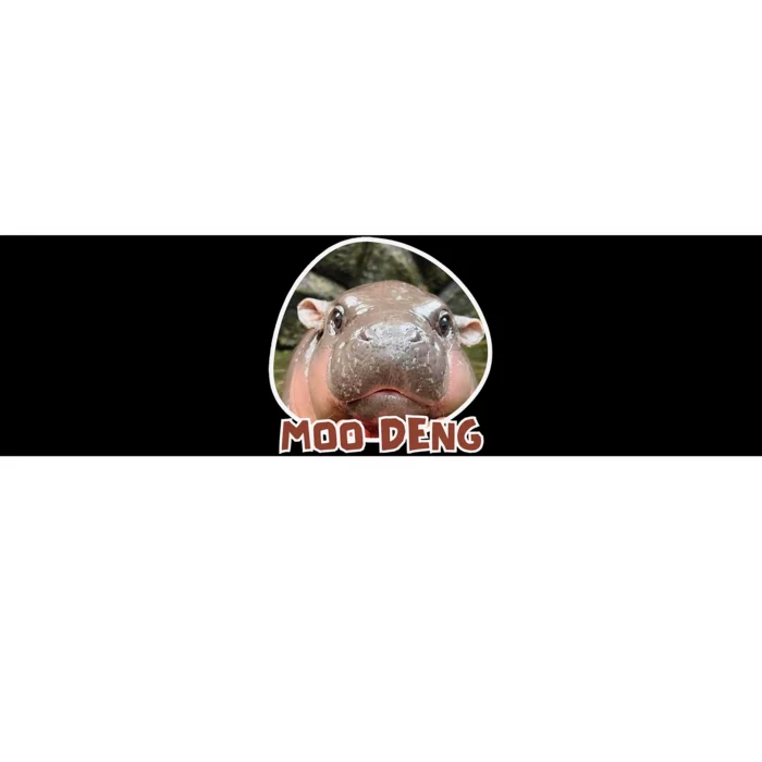 Moodeng The Famous Cute Baby Pigmy Hippo In Thailand Gift Bumper Sticker