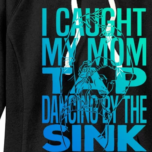 Mother Tap Funny Gift Mother's Day Mommy Dance Mom Cute Gift Women's Fleece Hoodie