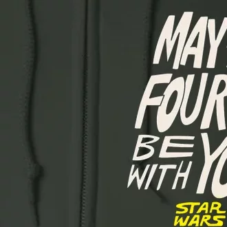 May The Fourth Be With You Full Zip Hoodie