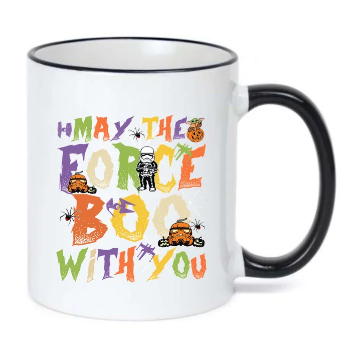 May The Force Boo With You Star Movie Wars Halloween Star Movie Wars Hal Black Color Changing Mug