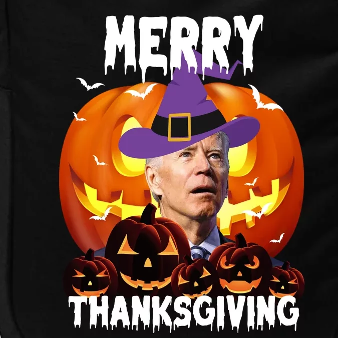 Merry Thanksgiving Funny Joe Biden Halloween Impact Tech Backpack