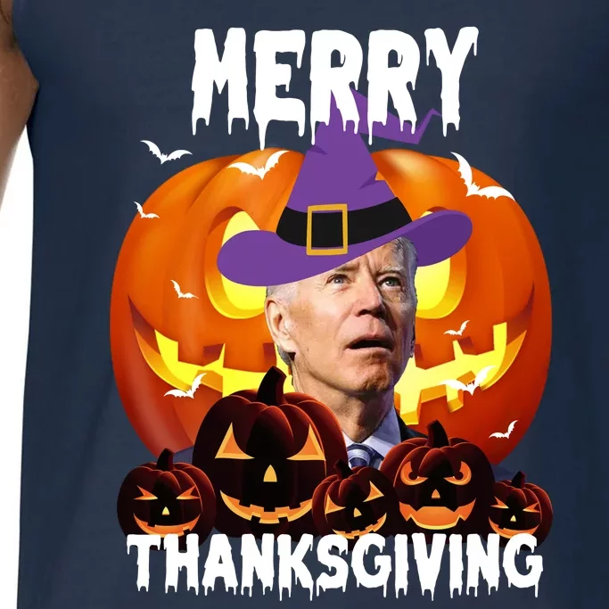 Merry Thanksgiving Funny Joe Biden Halloween Comfort Colors® Tank Top