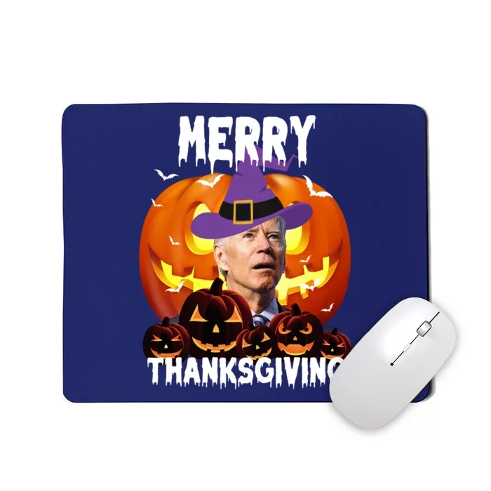 Merry Thanksgiving Funny Joe Biden Halloween Mousepad