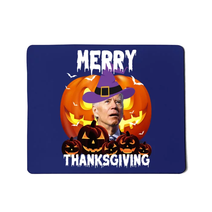 Merry Thanksgiving Funny Joe Biden Halloween Mousepad