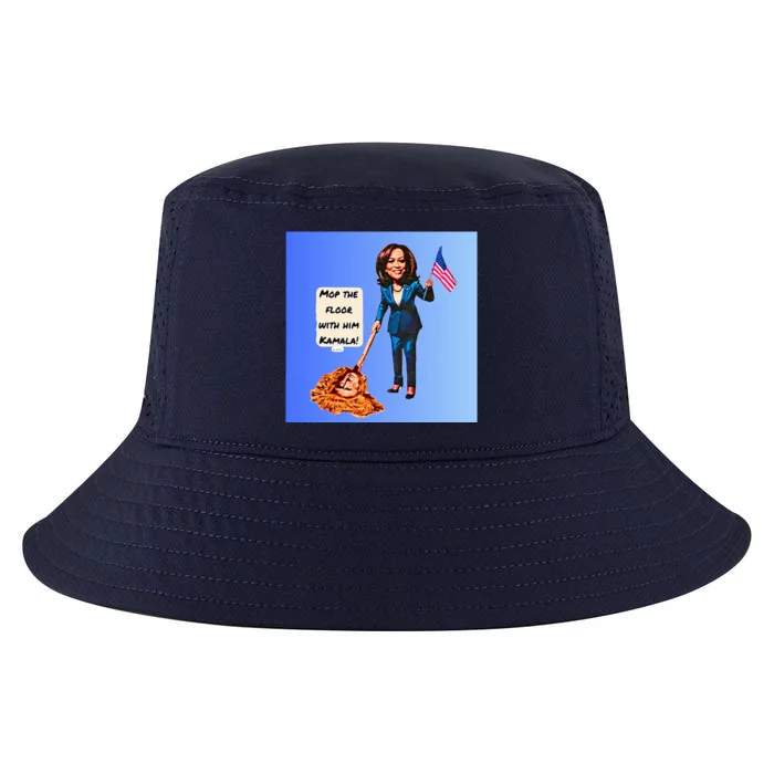 Mop The Floor With Him Kamala! Cool Comfort Performance Bucket Hat