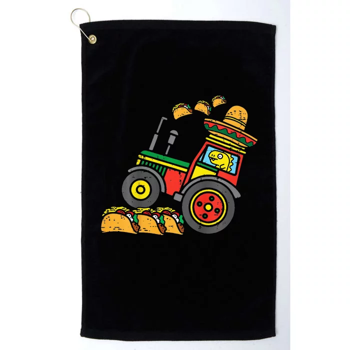 Mexican Tractor Farmer Cinco De Mayo Platinum Collection Golf Towel