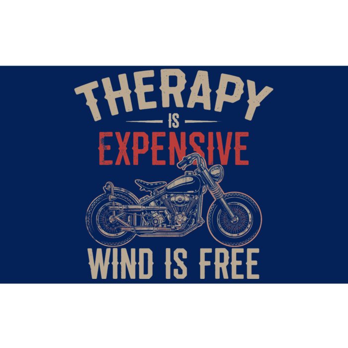 Motorcycle Therapy Funny Bumper Sticker