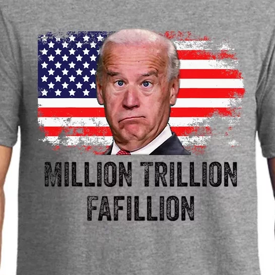 Million Trillion Fafillion Confused Biden Trump Debates 2024 Pajama Set