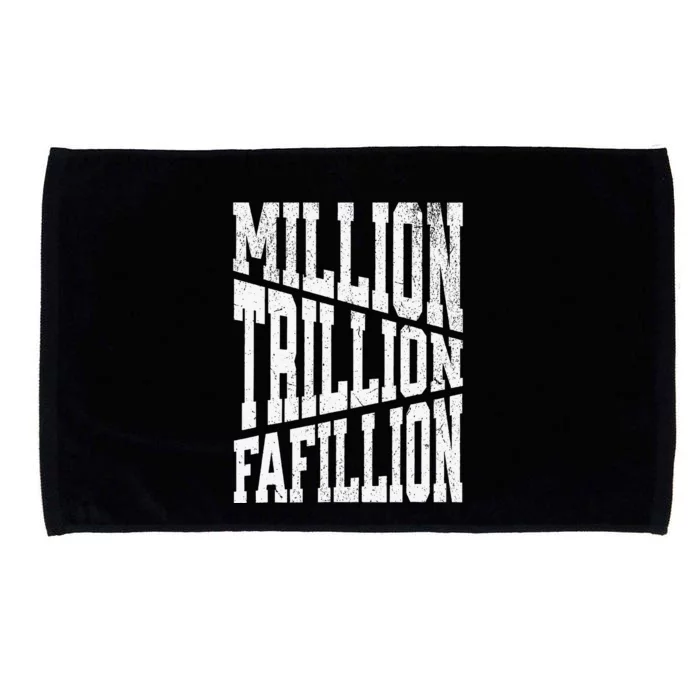 Million Trillions Fafillion Microfiber Hand Towel