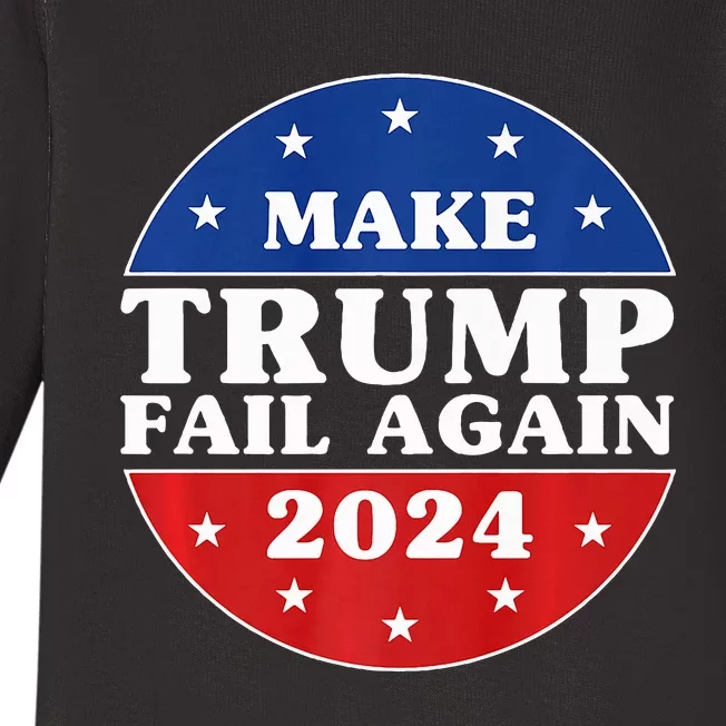 Make Trump Fail Again Election 2024 Premium Baby Long Sleeve Bodysuit