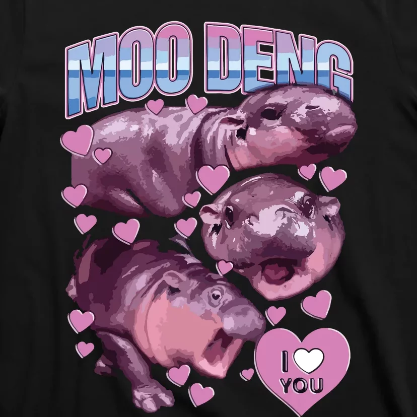 Moodeng The Famous Baby Pigmy Hippo Moodeng T-Shirt