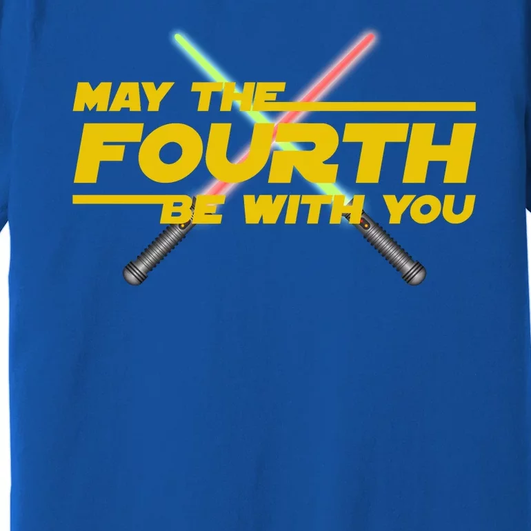 May The Fourth Be With You Funny Premium T-Shirt