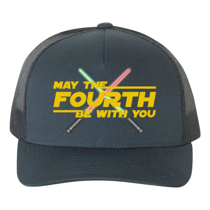 May The Fourth Be With You Funny Yupoong Adult 5-Panel Trucker Hat