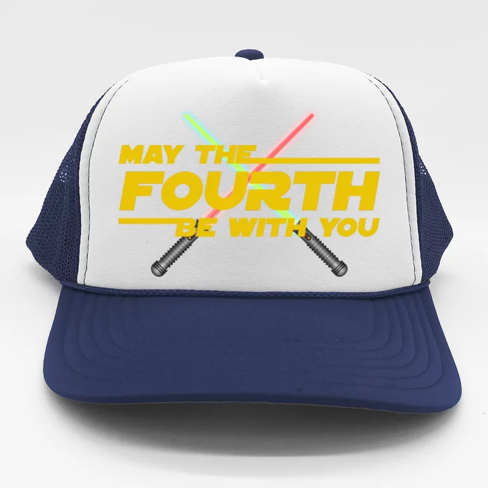 May The Fourth Be With You Funny Trucker Hat