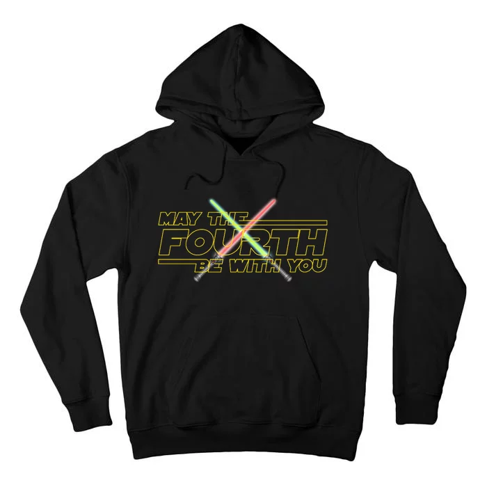 May The Fourth Be With You Funny Tall Hoodie