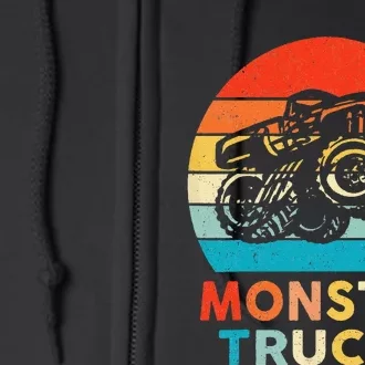 Monster Truck for mothers day Full Zip Hoodie