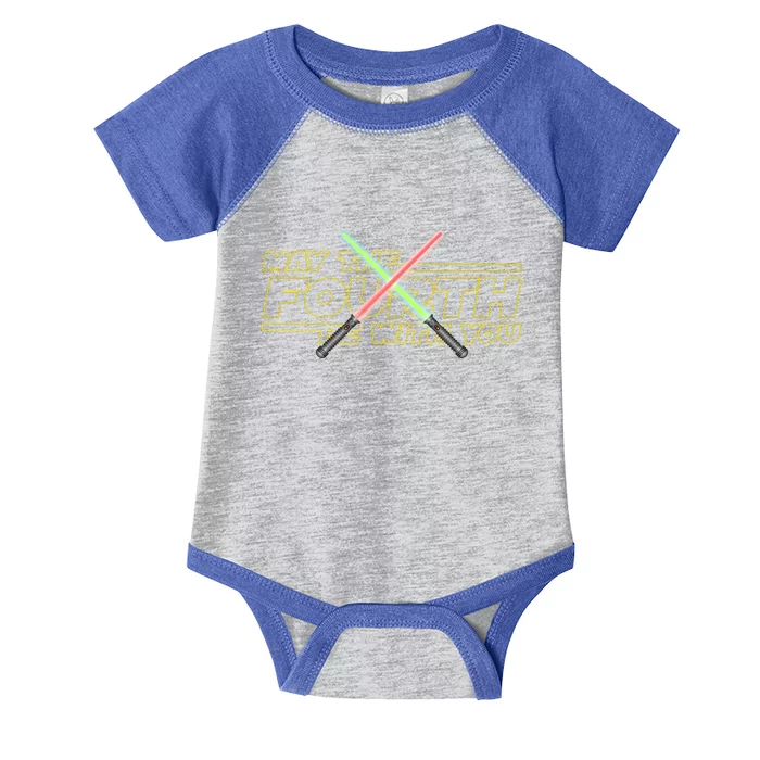 May The Fourth Be With You Infant Baby Jersey Bodysuit