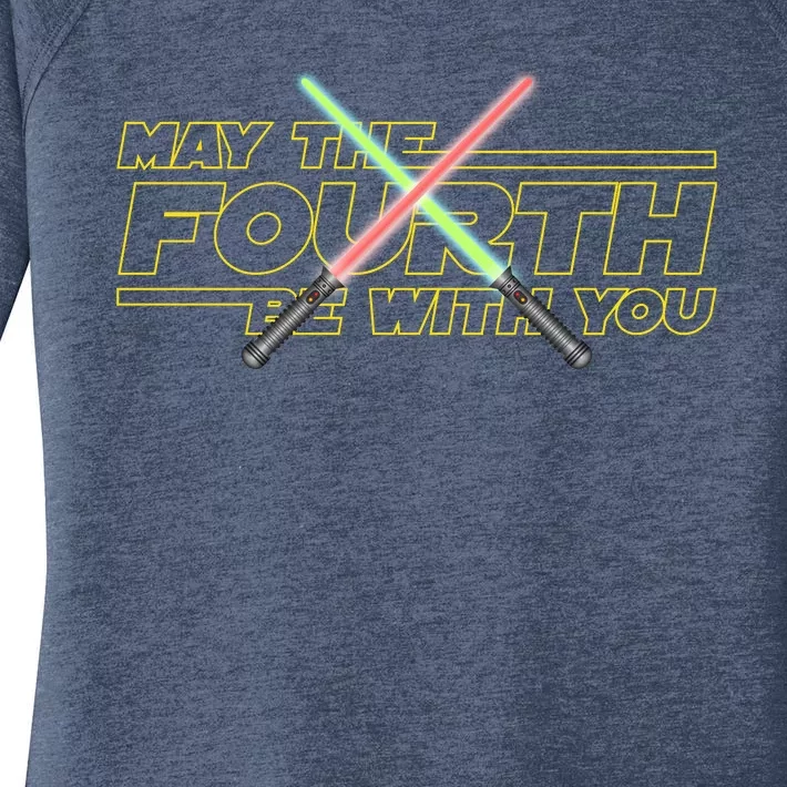 May The Fourth Be With You Women's Perfect Tri Tunic Long Sleeve Shirt