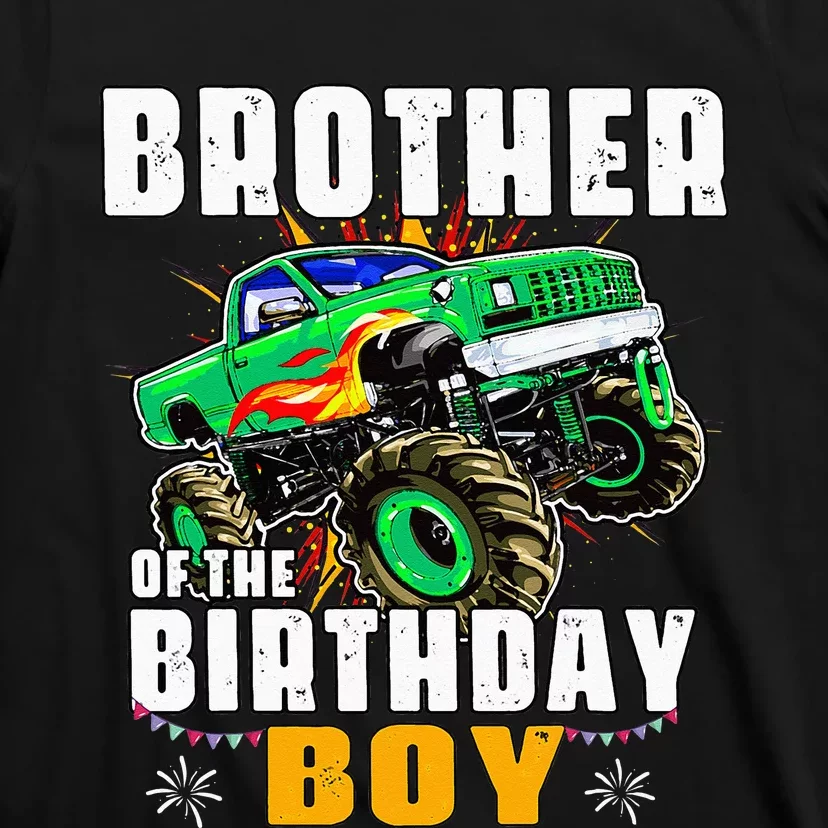 Monster Truck Family Matching Brother Of The Birthday Boy T-Shirt