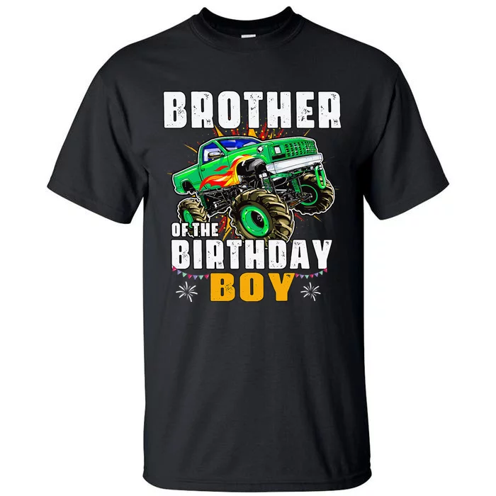 monster truck family matching brother of the birthday Tall T-Shirt