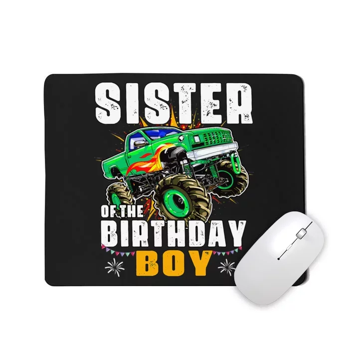 monster truck family matching sister of the birthday Mousepad