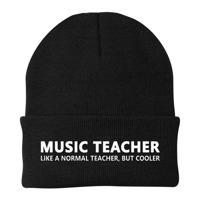 Music Teacher Funny Music Teacher Knit Cap Winter Beanie