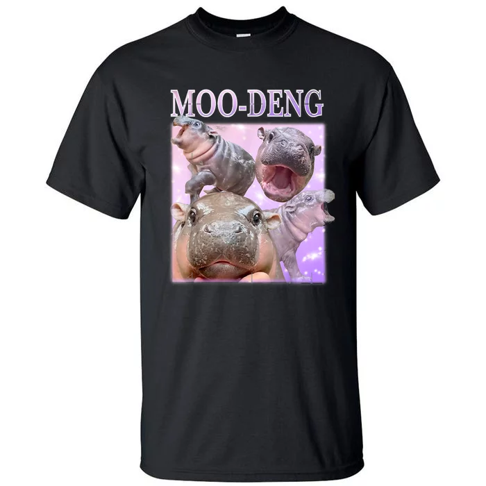 Moodeng The Famous Baby Pigmy Hippo Moodeng Tall T-Shirt