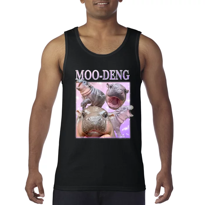 Moodeng The Famous Baby Pigmy Hippo Moodeng Tank Top