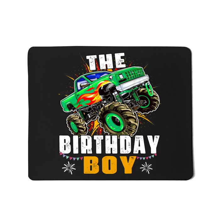 Monster Truck Family Matching The Birthday Boy Mousepad