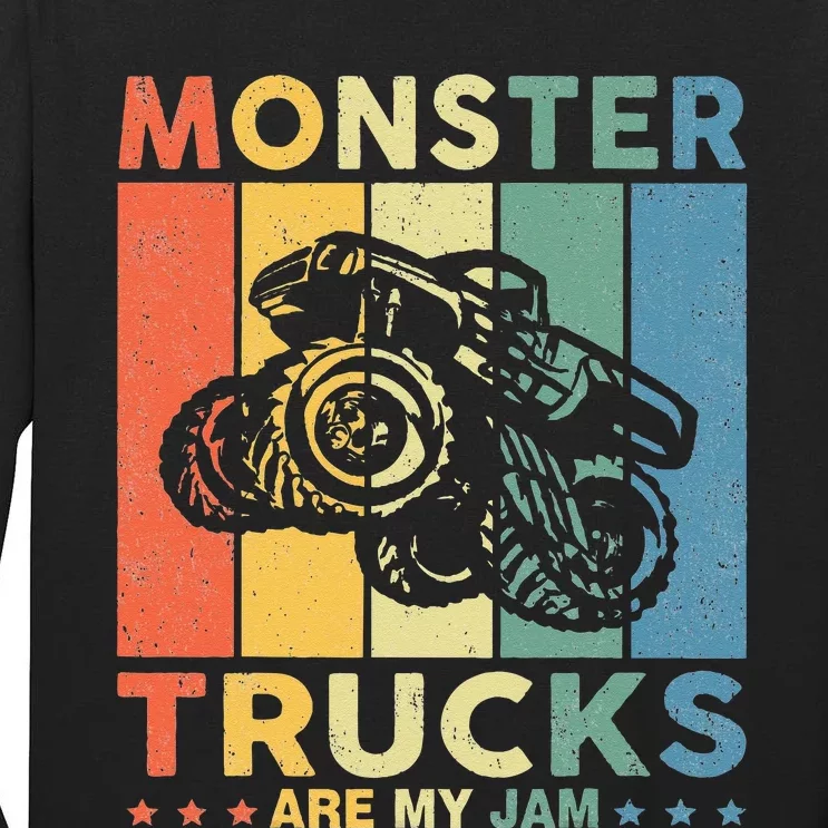 Monster Truck For Adults Kids Tall Long Sleeve T-Shirt