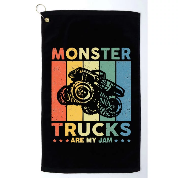 Monster Truck For Adults Kids Platinum Collection Golf Towel