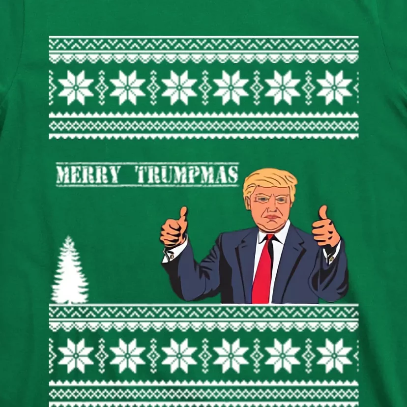 Merry Trumpmas Funny Ugly Christmas T-Shirt