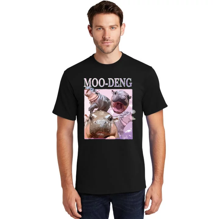 Moodeng The Famous Baby Pigmy Hippo Moodeng Tall T-Shirt