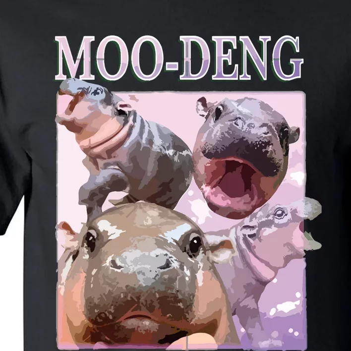 Moodeng The Famous Baby Pigmy Hippo Moodeng Tall T-Shirt