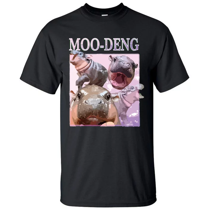 Moodeng The Famous Baby Pigmy Hippo Moodeng Tall T-Shirt