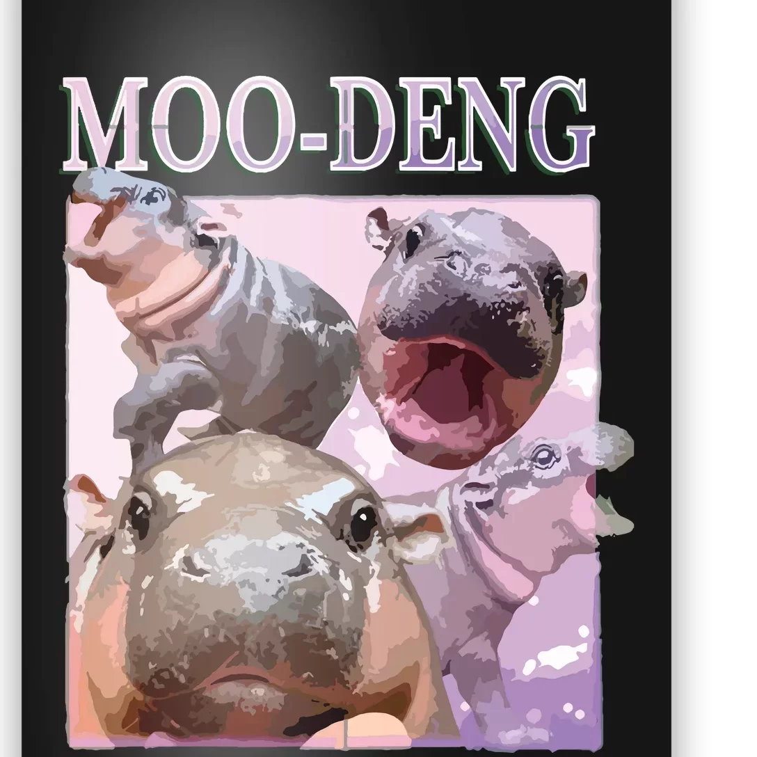 Moodeng The Famous Baby Pigmy Hippo Moodeng Poster