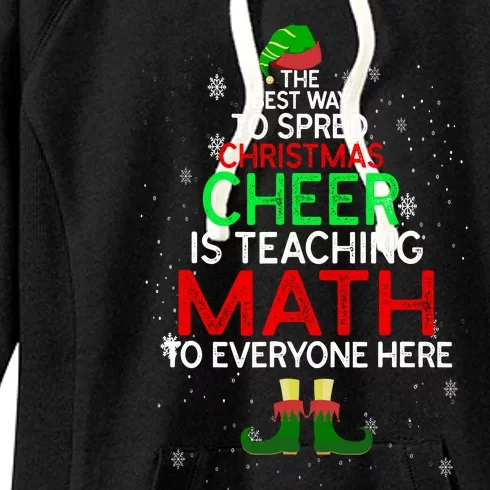 Math Teacher Funny Quote Christmas Women's Fleece Hoodie