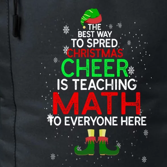 Math Teacher Funny Quote Christmas Daily Commute Backpack