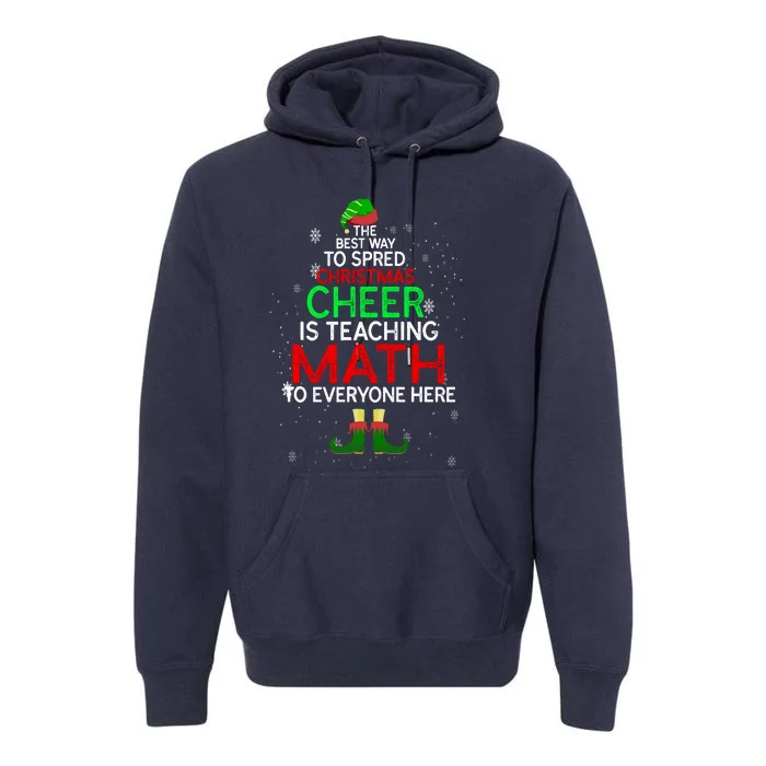 Math Teacher Funny Quote Christmas Premium Hoodie