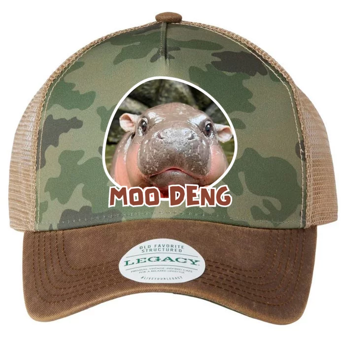 Moodeng The Famous Cute Baby Pigmy Hippo In Thailand Legacy Tie Dye Trucker Hat