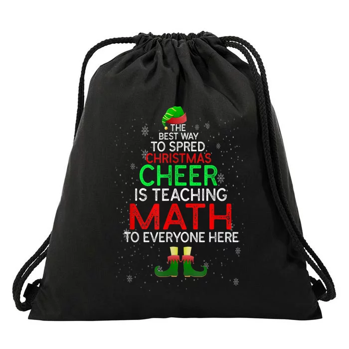 Math Teacher Funny Quote Christmas Drawstring Bag